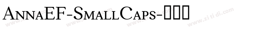 AnnaEF-SmallCaps字体转换