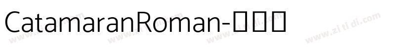 CatamaranRoman字体转换