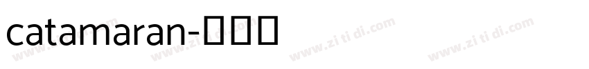 catamaran字体转换