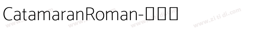 CatamaranRoman字体转换