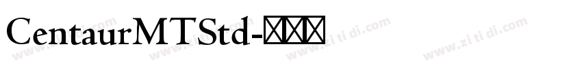 CentaurMTStd字体转换