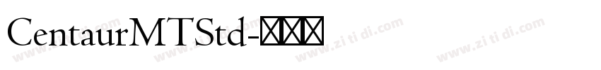 CentaurMTStd字体转换