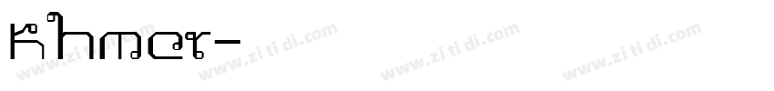Khmer字体转换