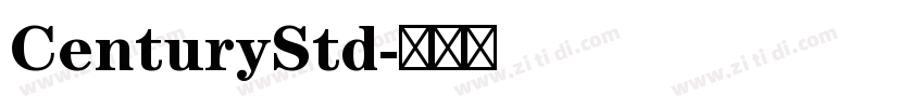 CenturyStd字体转换