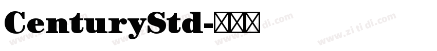 CenturyStd字体转换