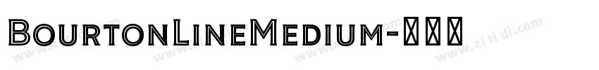 BourtonLineMedium字体转换