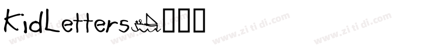 KidLetters字体转换