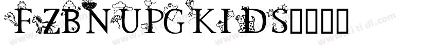 FZBNUPGKids字体转换