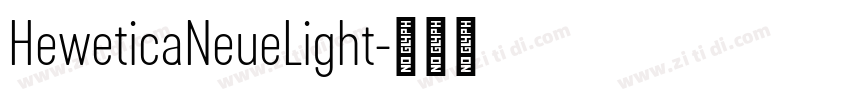 HeweticaNeueLight字体转换
