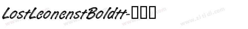 LostLeonenstBoldtt字体转换