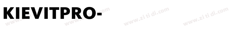 KIEVITPRO字体转换