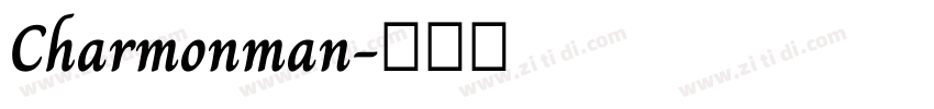 Charmonman字体转换