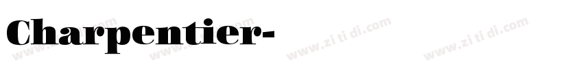 Charpentier字体转换
