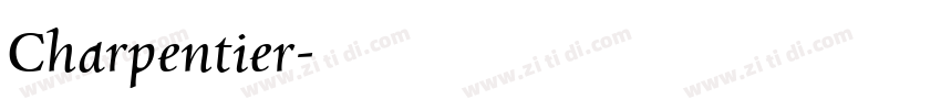 Charpentier字体转换