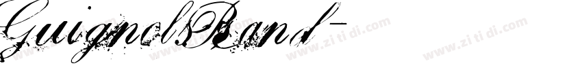 GuignolsBand字体转换