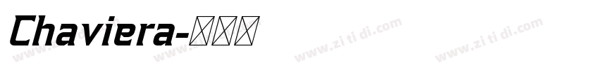 Chaviera字体转换