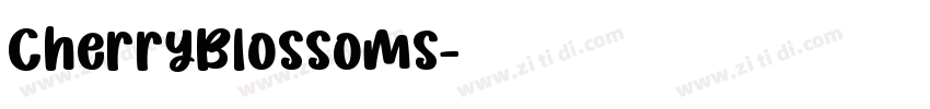 CherryBlossoms字体转换