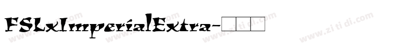 FSLxImperialExtra字体转换