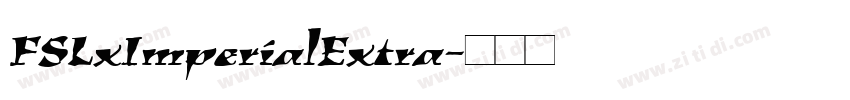 FSLxImperialExtra字体转换