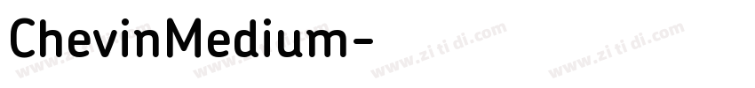 ChevinMedium字体转换