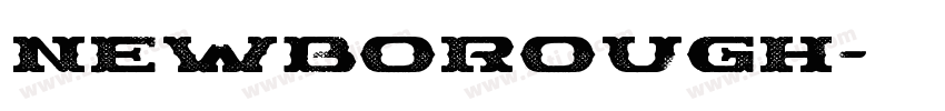 Newborough字体转换