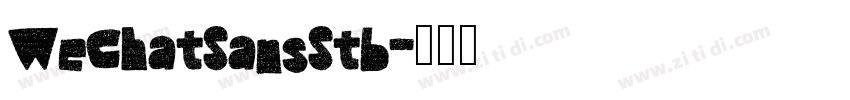 WeChatSansStb字体转换