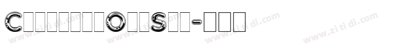 ChromiumOneStd字体转换