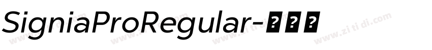 SigniaProRegular字体转换