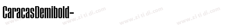 CaracasDemibold字体转换
