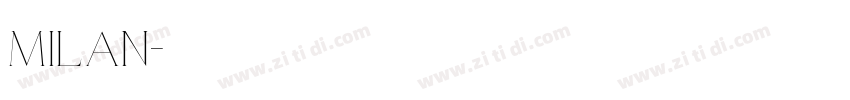 Milan字体转换