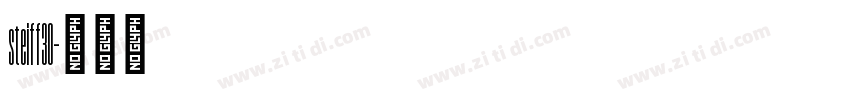steiff30字体转换