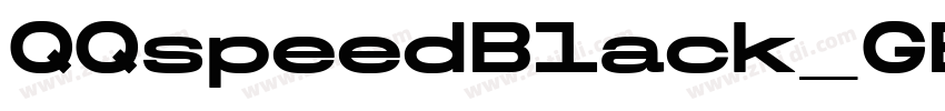 QQspeedBlack_GBK字体转换
