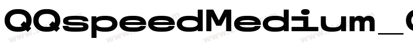 QQspeedMedium_GB字体转换