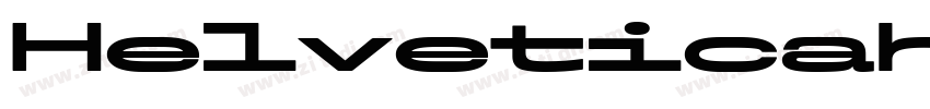 Helveticaheavy字重字体转换
