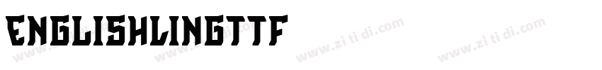 EnglishLingttf字体转换
