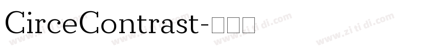 CirceContrast字体转换