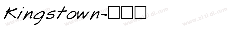 Kingstown字体转换