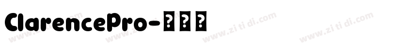 ClarencePro字体转换