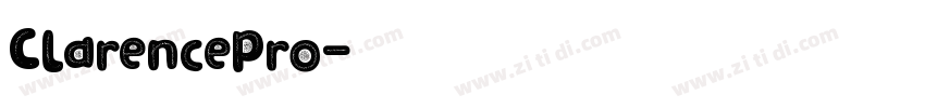 ClarencePro字体转换