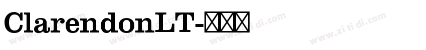 ClarendonLT字体转换