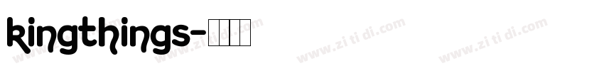 kingthings字体转换