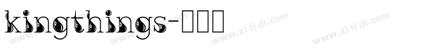 kingthings字体转换