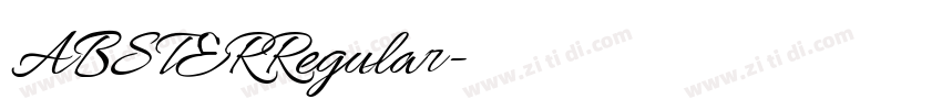 ABSTERRegular字体转换 ABSTERRegular字体转换