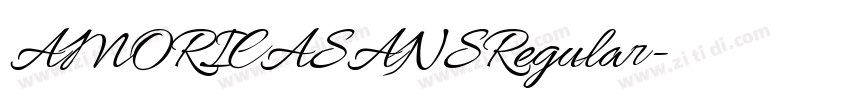 AMORICASANSRegular字体转换
