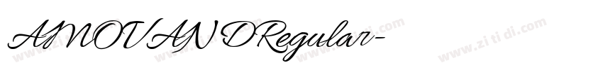 AMOVANDRegular字体转换 AMOVANDRegular字体转换