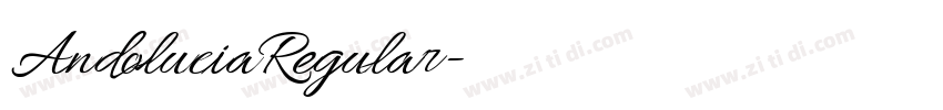 AndoluciaRegular字体转换