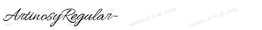 ArtinosyRegular字体转换 ArtinosyRegular字体转换