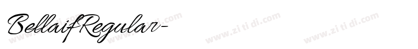 BellaifRegular字体转换 BellaifRegular字体转换