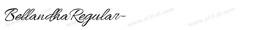 BellandhaRegular字体转换 BellandhaRegular字体转换