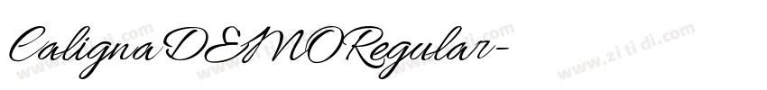 CalignaDEMORegular字体转换